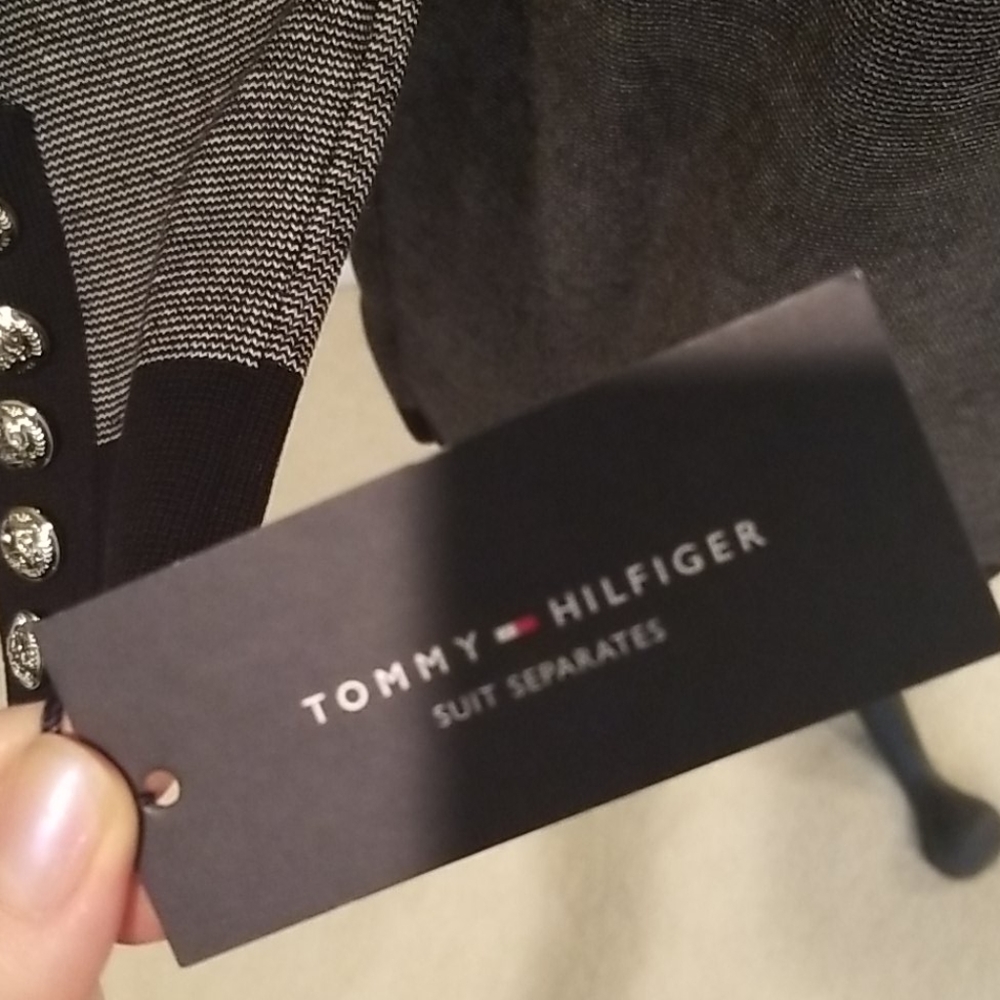 NWT Tommy Hilfiger Cardigan Suiting Small - Picture 7 of 9